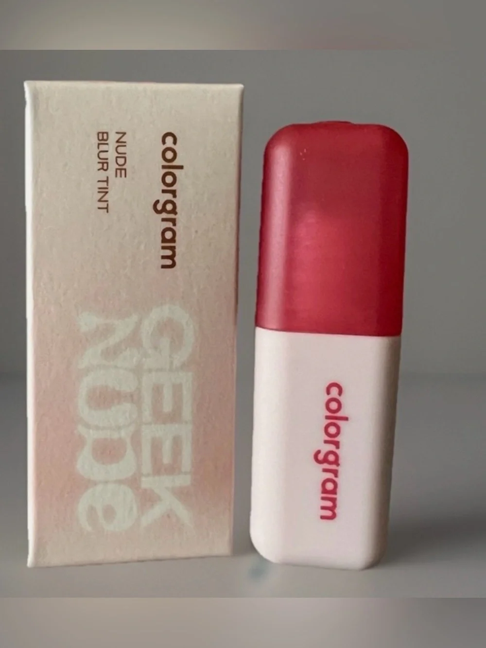 Colorgram Nude Blur Tint, Velvet Lip & Cheek Mousse, Matte #05 Vintage Red NEW